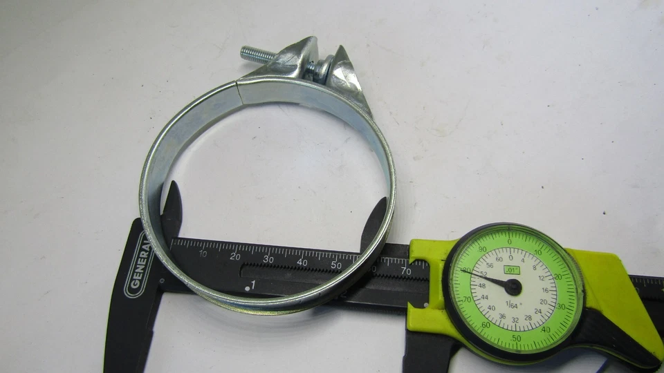 Abrazadera de banda de filtro de caja de aire de admisión de carburador 2,75 pulgadas 70 mm 75 mm motocicleta ATV Foto 2 de 4