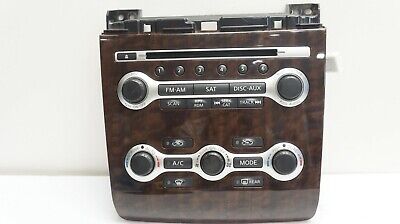 11 12 14 Nissan Maxima Climate Control Panel Radio  faceplate OEM 68260 ZX86K