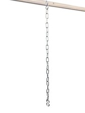 Steel Chain Picture Hanging System for J-rail Pipe beam hook suspended chain KIT