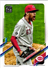 2021 Topps Update Cincinnati Reds Baseball Card #US129 Sean Doolittle