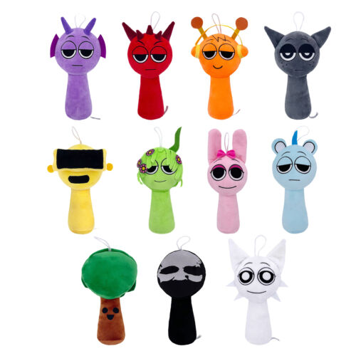 Sprunki Plush 9.8" Oren Wenda Sprunki Plushies Game Stuffed Figure Doll for Fans