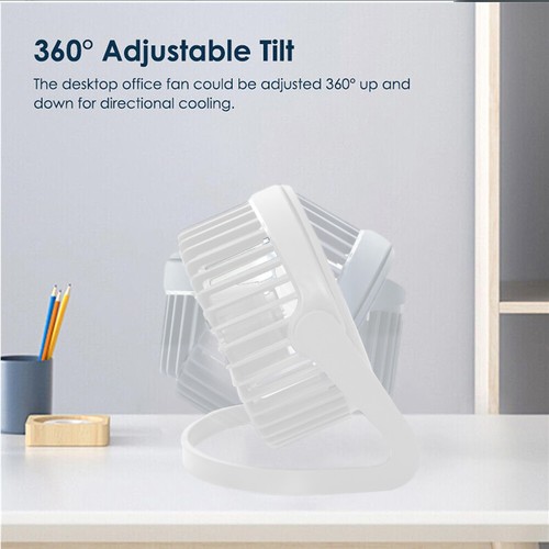 5/6/8 INCH Mini USB Desk Fan Portable Small Quiet Table Cooling Fan - Picture 6 of 18