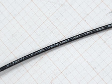 Unified Wire & Cable #18awg Solid TFN Fixture Wire 600V/105C 1kV/90C Black/100ft