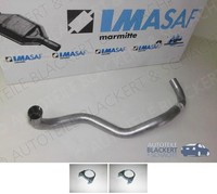 Imasaf Auspuff Mittelrohr+Schellen für Volvo 240+260 2.0/2.1/2.3/2.4D/2.7/2.8