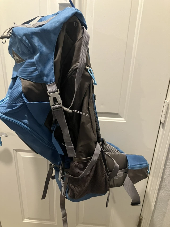 Mochila de viaje High Sierra Pathway Framework azul 90L nueva sin etiquetas. Foto 4 de 4