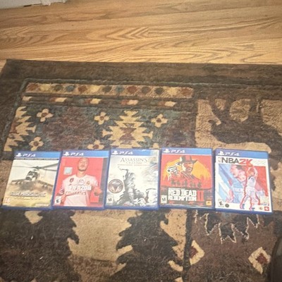 Sony PlayStation 4 PS4 Games Lot: GTA V FIFA 20 Assassin's Creed RDR2 NBA 2K