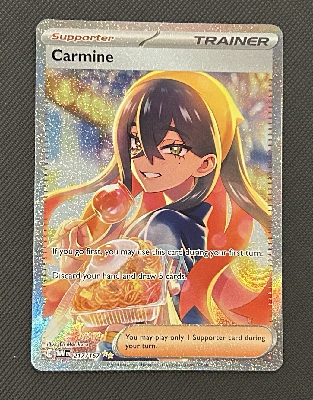 Pokemon TCG Carmine 217/167 SV06 Twilight Masquerade SIR Full Art Chase NM🔥🔥