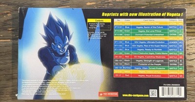 dragon ball super card game theme selection history of vegeta Dragonball Super Card Game Theme Selection: History of Vegeta Brand New  Sealed