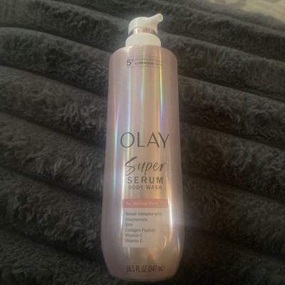 Olay Super Serum Body Wash for Normal Skin, 18.5 fl oz