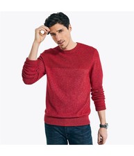 Nautica Mens Textured Knit Sweater