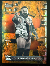 2025 Topps Chrome WWE x Cactus Jack Bronson Reed Orange Refractor /25