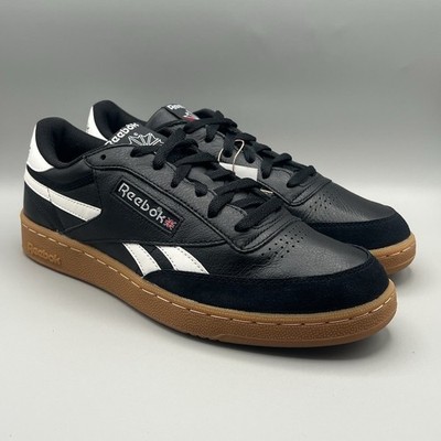 Reebok Classic Club C Revenge Vintage Black And Gum Retro - Men's Size 11 NEW