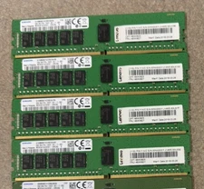 [LOT of 4]  Samsung 8GB 2Rx8 PC4-2400T - M393A1G43EB1-CRC0Q - ECC Memory