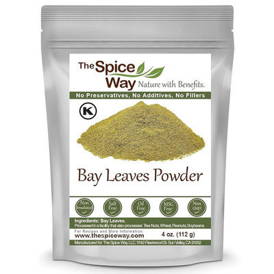 Ground Bay Leaves Powder 4 oz Spice For Soups Stews Cooking No Additives