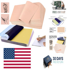 40PCS Tattoo Skin Paper Kit, 1.3mm Fake Skins and Transfer Paper Kit for