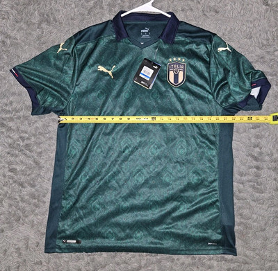 Puma Italy 2020 Renaissance 3rd Jersey Green Men's Size XL 756465