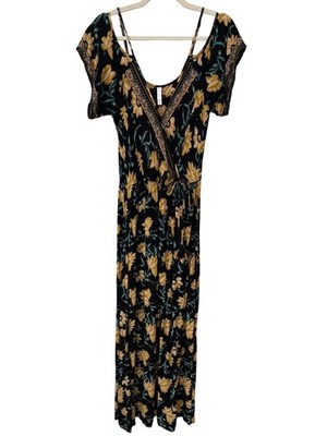 soul fire v neck maxi dress navy Maxi Dress Navy Long Dress Elai Open Back Maxi Dress Size 0