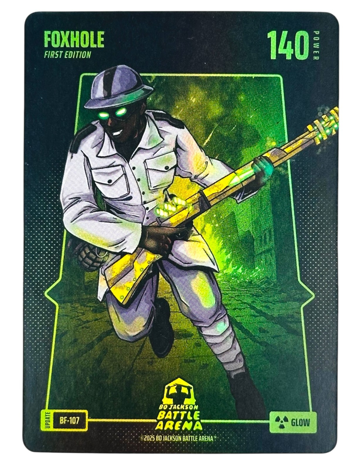 2025 Bo Jackson Battle Arena Foxhole De\'Aaron Fox Battlefoil Glow SP Alpha