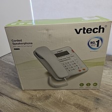 VTech CD1153 Corded Speakerphone  Caller ID & Call Waiting Handsfree White #1153