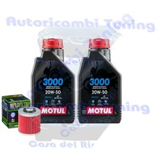 Set Entretien Huile Motul 3000 20W50 Filtre pour Yamaha XV535 Dx Virago 1998>