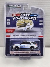 Greenlight 2020 Ford NYPD Police Interceptor Utility Hot Pursuit Ltd Edition 