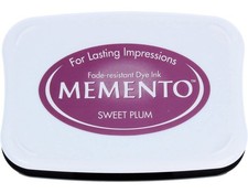 Tsukineko ME000506 Memento Dye Ink Pad - pad size: 7,6 x 4,7 cm, Sweet Plum