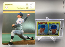 Tom Seaver 1977 Sportscaster Card #01-21 NY Mets & 67 Rookie Stars Nolan Ryan. rookie card picture