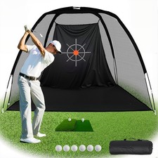 Gagalileo 8x6 ft Golf Hitting Net with Target for Home Practice 8X6FT
