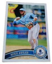 2011 Topps #244 Mike Aviles Kansas City Royals MLB Baseball Card (N0