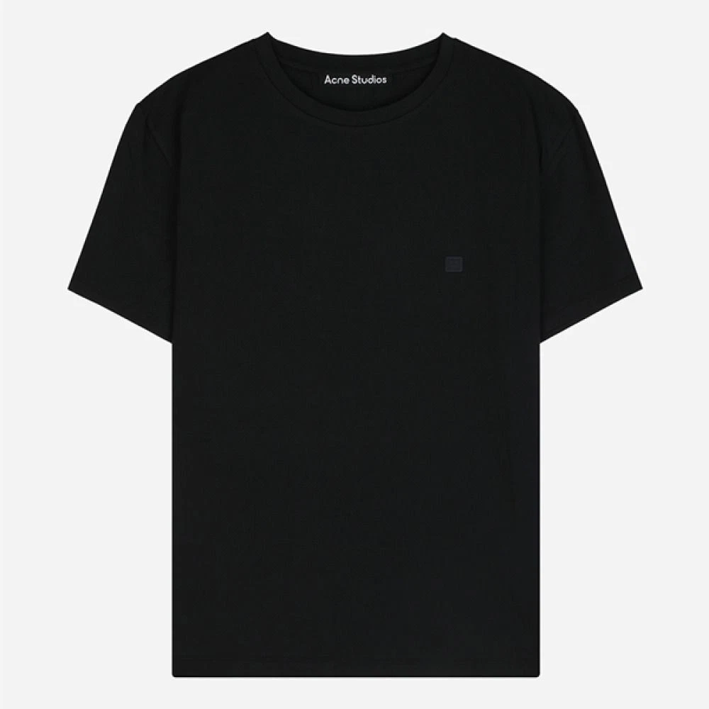 T shirt manica corta Acne Studios logo viso nero CL0309 900 140048235