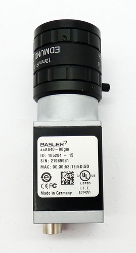Basler acA640-90gm 105284-15 MAC:00:30:53:1E:5D:5D Monochrom-Kamera -used- - 第 2/6 張圖片