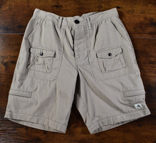 Vintage Women's Nike ACG Khaki Cargo Shorts Small