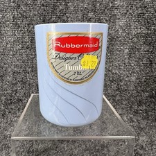 Vtg Rubbermaid Designer Collection 7oz Blue Bathroom Tumbler Cup 1990 NWT