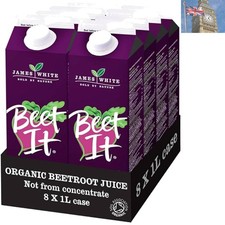 Organic Beetroot & Apple Juice (Pack of 8, 1L Each) - Refreshing & Healthy