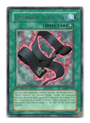 Legendary Black Belt - TLM-EN045 1st Edition Rare - YuGiOh-MP