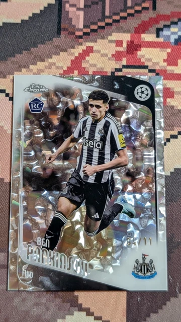 2025-26 Topps Chrome UCC Ben Parkinson FDI 4/11 First Day Issue #125 RC
