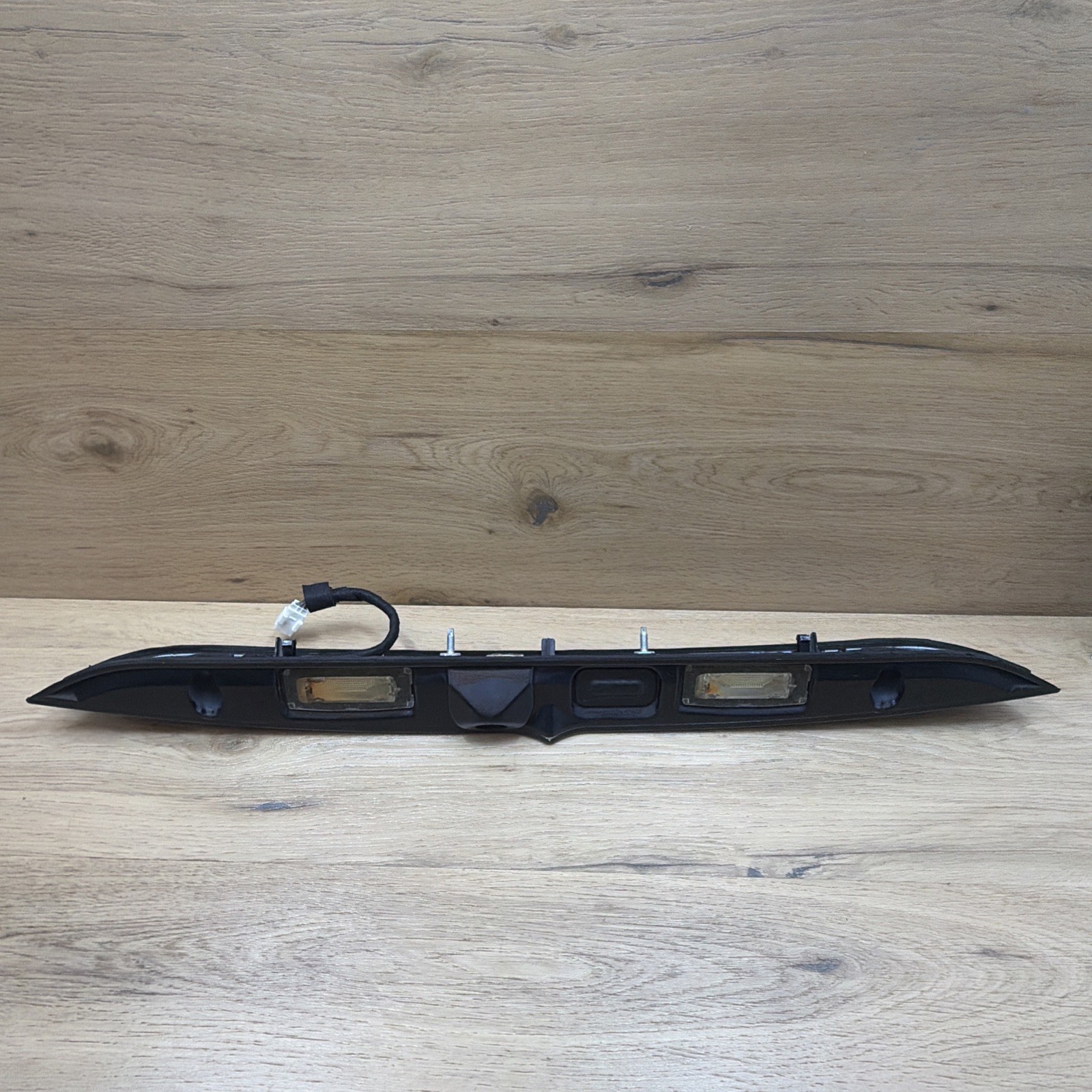 🟢 OEM Maserati M157 Ghibli 14-17 Rear Trunk Camera Trim Handle Lights GRAY🟢