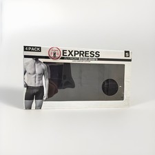 EXPRESS Fly Front Boxer Briefs 4 Pack Luxe Comfort Cotton - Size: Small new