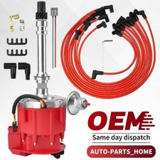 Hei Distributor W Spark Plug Wires For Chevy Sbc 305 350 400 V8 Smallbig Block