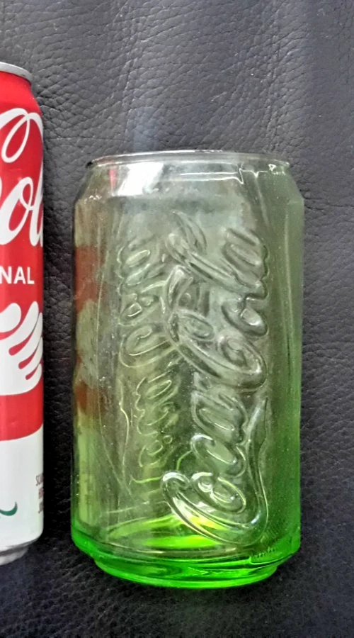 Canette Coca-Cola Verre McDo Vert - Photo 1/1