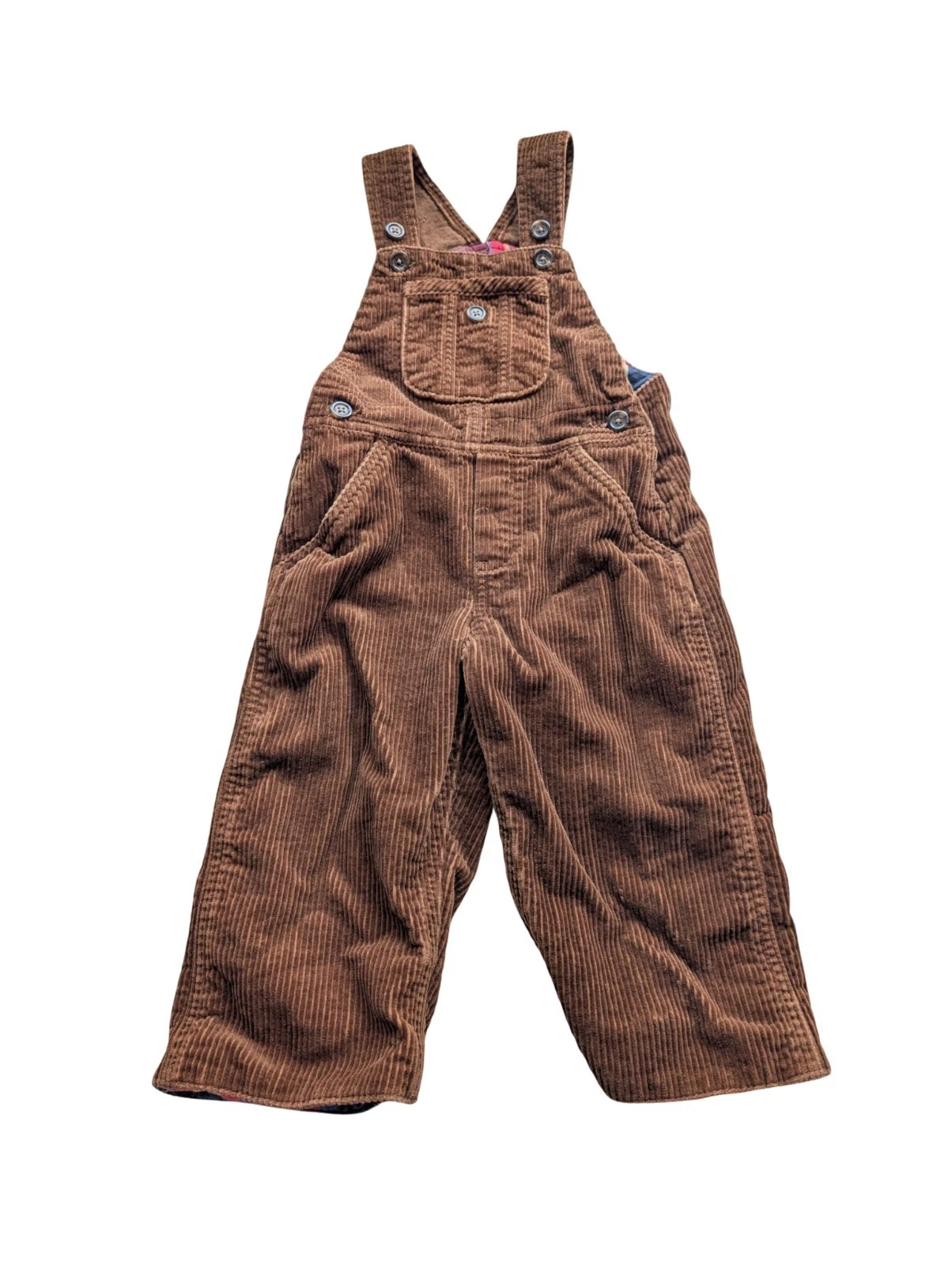 Polo Ralph Lauren Baby Corduroy Carpenter Overalls Lined Size 18 Months
