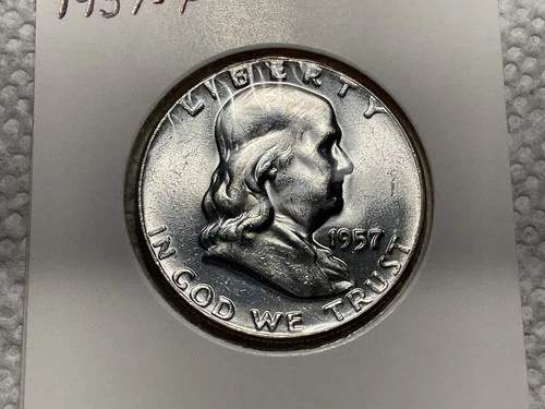 1957-P Franklin Half Dollar UNC.