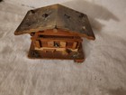 Vintage Jean-Ernest Cuende Swiss Chalet Jewelry Wood Music Box  plays  Edelweiss — photo 1