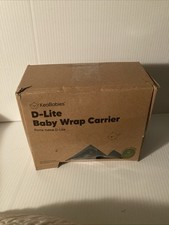 KeaBabies D-Lite Baby Wrap Carrier Black New