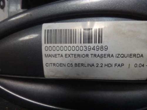 SERRATURA ANTERIORE SINISTRA PER CITROEN C5 3° SERIE A 6 PIN - 10