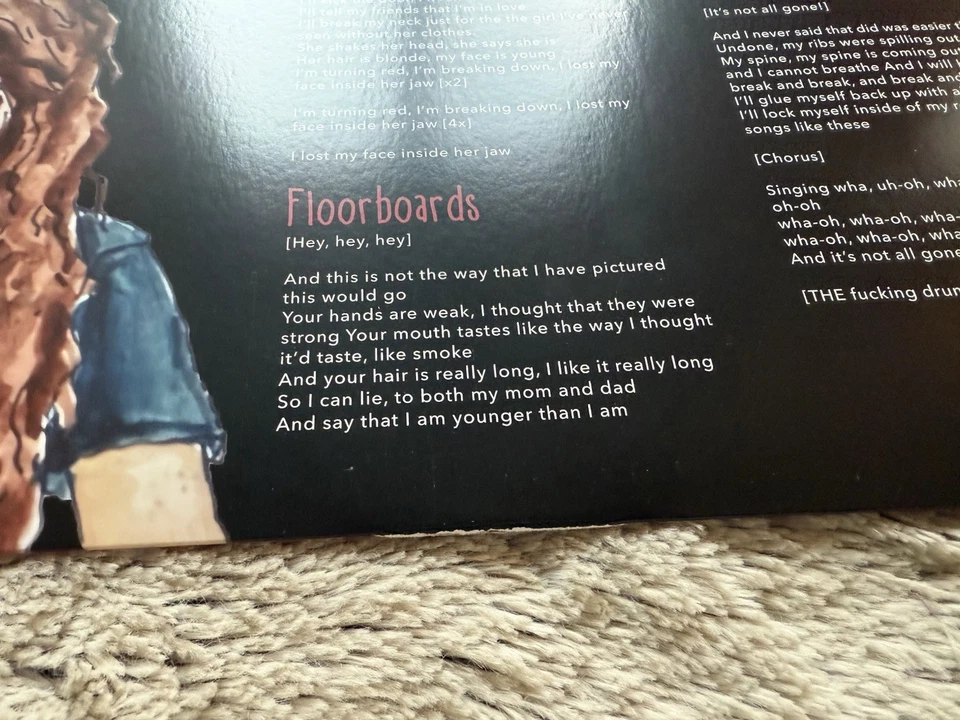 McCafferty – Forest Life LP 2017 VG/NM Red W/ Black Splatter EP Etched Rock RARE - Image 4 of 4