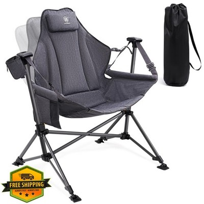 EVER ADVANCED Oversized Camping Chair, Padded Hammock Swing, 400lb Capacity