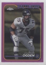 2024 Topps Chrome Pink Refractor Jonathan Ogden #5 HOF 1k6o