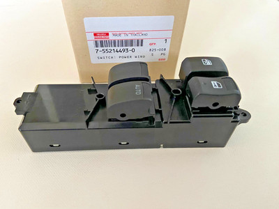 ISUZU D-MAX 2012-19 Single/Space Cab Genuine Master Window Switch 7552144930