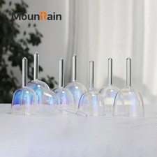 MountainRain 432HZ 5 Octave Alchemy Colorful Handle Crystal Singing Bowl